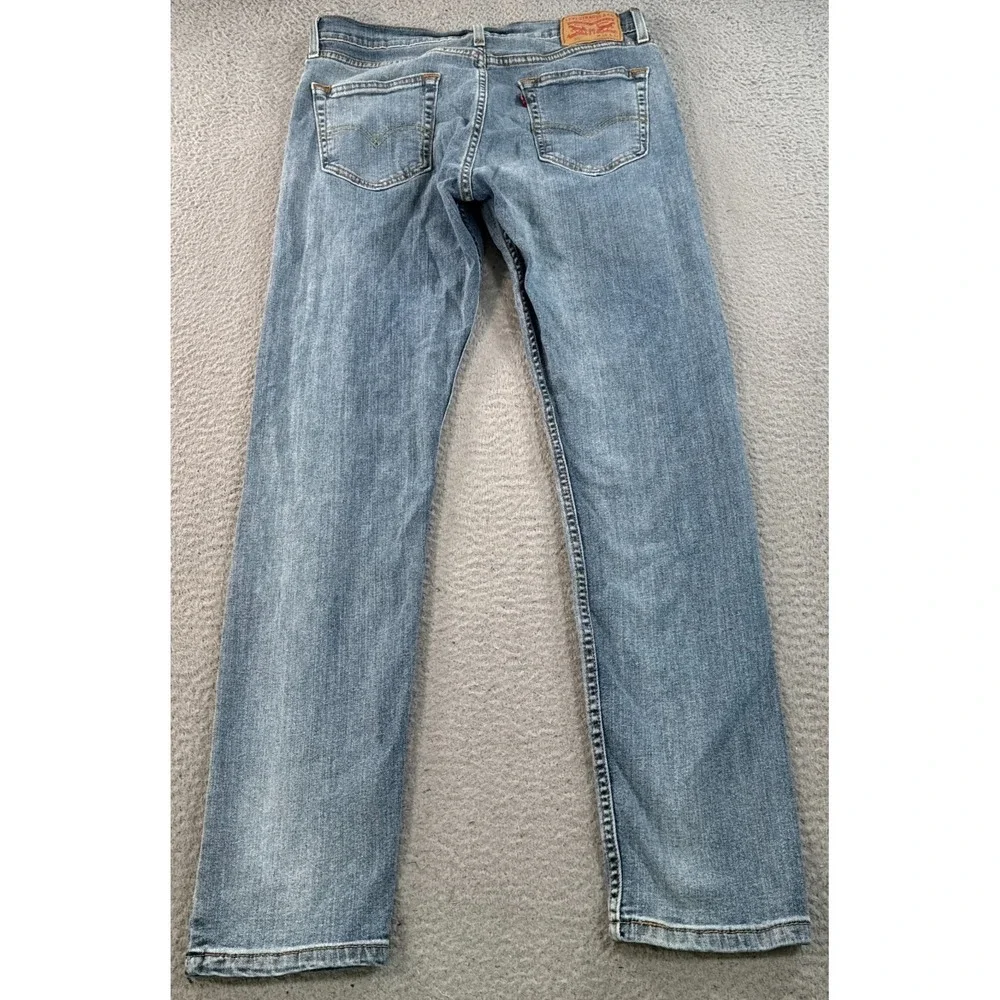 Levi's 512 Jeans Men's 32x31‎ Blue Cotton Denim Straight Faded Workwear Stretch